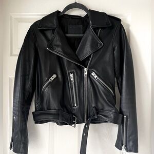ALL SAINTS Leather Biker Jacket